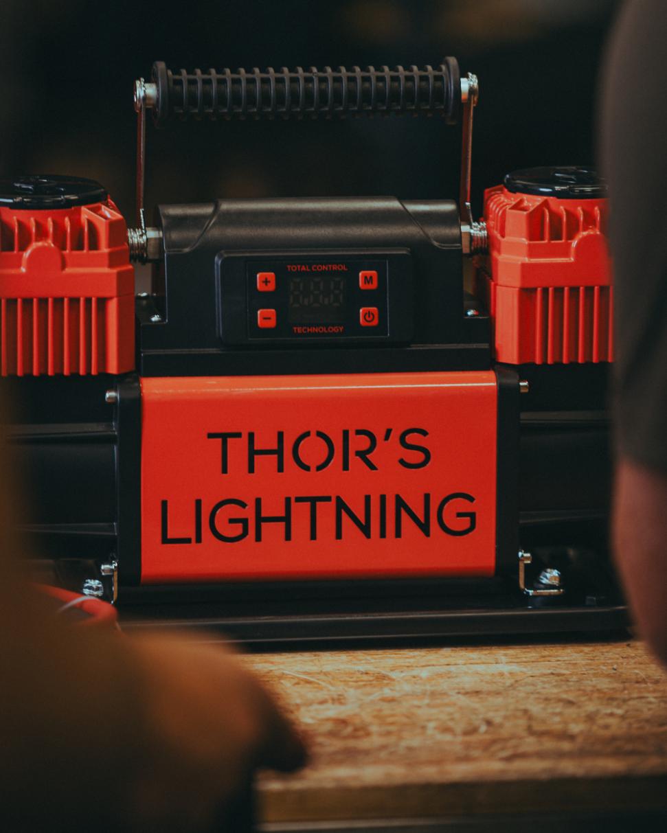 Thor’s Lightning Bolt TrueDual Air Compressor TotalControl Thor’s Lightning Bolt TrueDual Air Compressor TotalControl